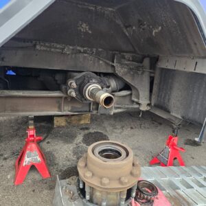 On-Site Gillig Bus Rear Brake Repair | Mobile Fleet Maintenance prevented costly downtime.