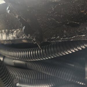 Stanley's Mobile Service made a repair to a Arboc bus by upgrading bushings, and reinforced the structure.